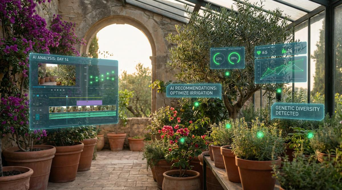 黑丝 AI赋能植物视频创作